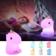 [아마존핫딜][아마존 핫딜] Night Lights for Kids,GoLine Unicorn Gifts for Girls,Toys for 2 3 4 5 6 7 8 Year Old Girls Kids,Cute Unicorn Night Light for Christmas Nursery Bedroom Party.