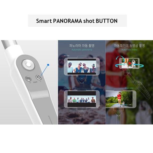  GoMi Multifunctional Selfie Stick for Android iOS Wireless Bluetooth 4.0 Built-in Remote Control Shutter Automatic 360° Angle Adjustment Wide-Angle Panorama Shot Image Stabilizatio