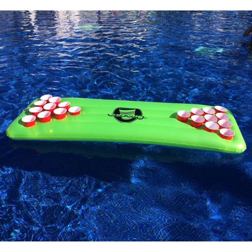  GoPong Pool Pong Table, Inflatable Floating Beer Pong Table, Includes 3 Pong Balls