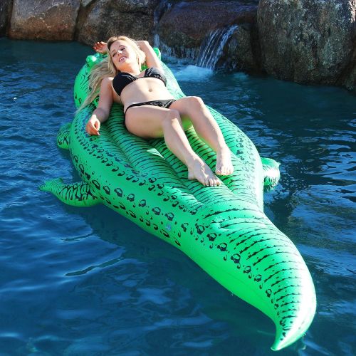  GoFloats Giant Inflatable Pool Floats, Choose From Our Awesome Styles (Unicorn, Swan, Flamingo, Heart, and Alligator)