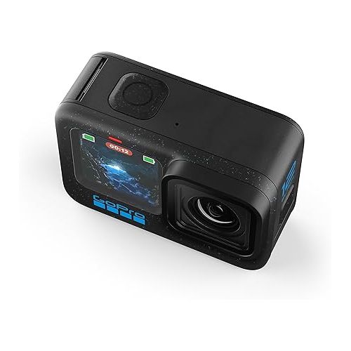 고프로 GoPro HERO12 Black - Waterproof Action Camera with 5.3K60 Ultra HD Video, 27MP Photos, HDR, 1/1.9