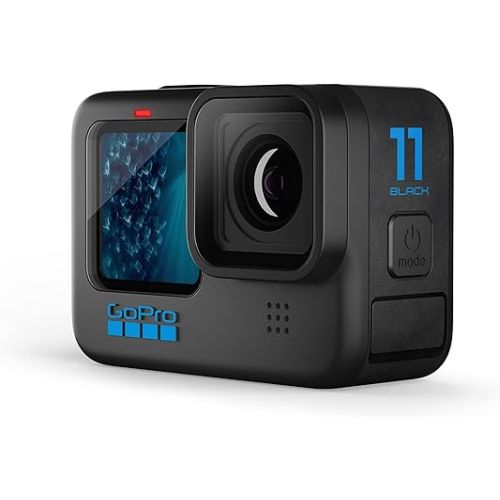 고프로 GoPro HERO11 Black - Waterproof Action Camera with 5.3K60 Ultra HD Video, 27MP Photos, 1/1.9