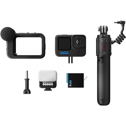 고프로 GoPro HERO11 Black Creator Edition - Includes HERO11 , Volta (Battery Grip, Tripod, Remote), Media Mod, Light Mod, Enduro Battery, and Carrying Case