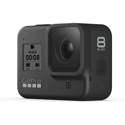 고프로 GoPro HERO8 Black - Waterproof Action Camera with Touch Screen 4K Ultra HD Video 12MP Photos 1080p Live Streaming Stabilization