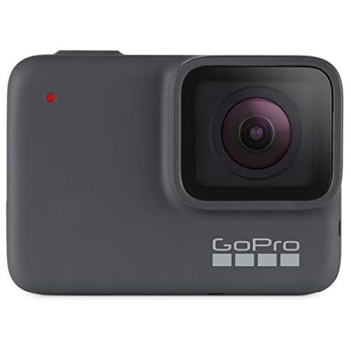 고프로 GoPro HERO7 Silver - E-Commerce Packaging - Waterproof Digital Action Camera with Touch Screen 4K HD Video 10MP Photos Live Streaming Stabilization