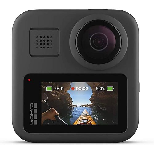 고프로 GoPro MAX - Waterproof 360 + Traditional Camera + PNY Elite-X 128GB U3 microSDHC Card (Bundle)