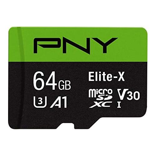 고프로 GoPro HERO8 Black + PNY Elite-X 64GB U3 microSDHC Card (Bundle)