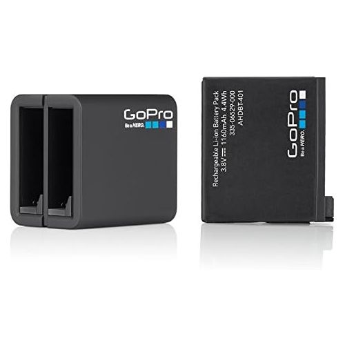 고프로 GoPro Genuine Original Accessory Bundle for HERO4 Black / HERO4 Silver. (OEM Packaging) Includes: Dual Battery Charger and Spare Battery. SanDisk Extreme 16GB MicroSDHC Memory Card