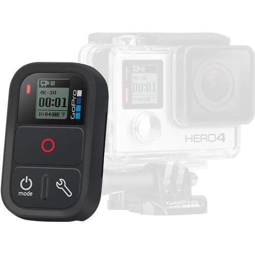 고프로 Original GoPro Smart Remote WiFi Waterproof for Hero4 Hero3+ Black Silver (Camera Not Included) with 32GB MicroSDHC SD Card
