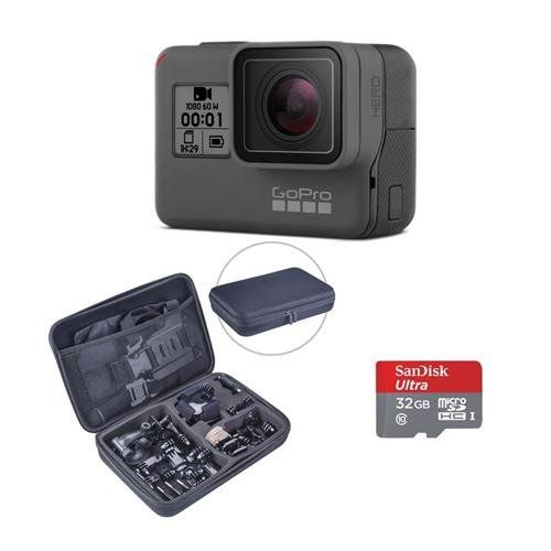 고프로 GoPro Hero Camera (2018) - Bundle with Froggi Extreme Sport Kit, and 32GB Micro SDHC Memory Card