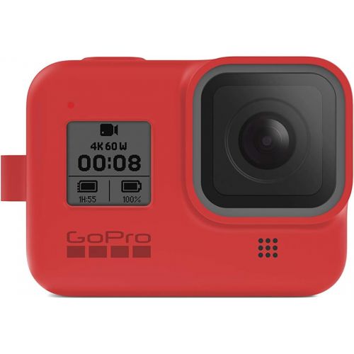 고프로 GoPro Sleeve + Lanyard (HERO8 Black) Firecracker Red - Official GoPro Accessory