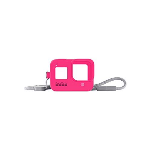 고프로 GoPro Sleeve + Lanyard (HERO8 Black) Electric Pink - Official GoPro Accessory