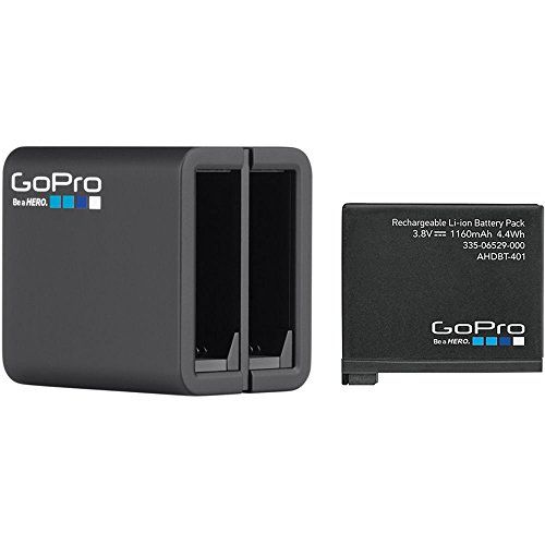 고프로 GoPro Dual Battery Charger with one Extra Battery for HERO4