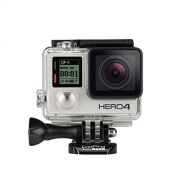 GoPro Hero4 Hero 4 12MP Full HD 4K 15fps 1080p 60fps Built-In Wi-Fi Waterproof Wearable Camera Silver Adventure Edition (32GB)