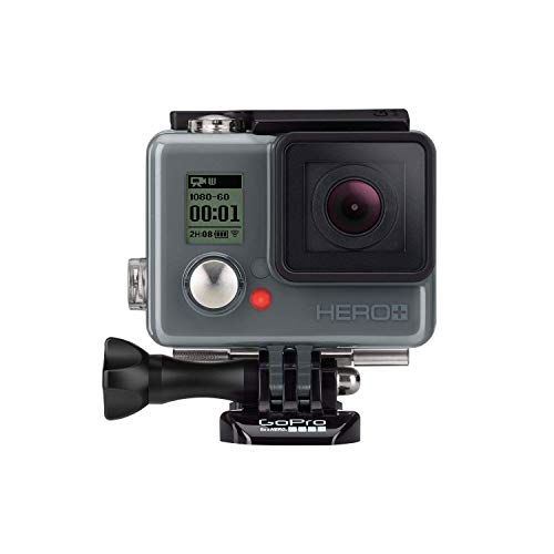 고프로 GoPro HERO+ Action Camera (Built-in Wi-Fi and Bluetooth Enabled, 1080p Movie, 8MP Photo, Waterproof to 131’)