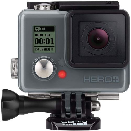 고프로 GoPro HERO+ Action Camera (Built-in Wi-Fi and Bluetooth Enabled, 1080p Movie, 8MP Photo, Waterproof to 131’)