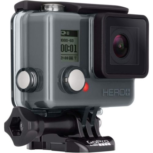 고프로 GoPro HERO+ Action Camera (Built-in Wi-Fi and Bluetooth Enabled, 1080p Movie, 8MP Photo, Waterproof to 131’)