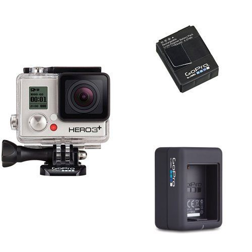 고프로 GoPro Camera HERO3+ Silver Bundle (Silver)