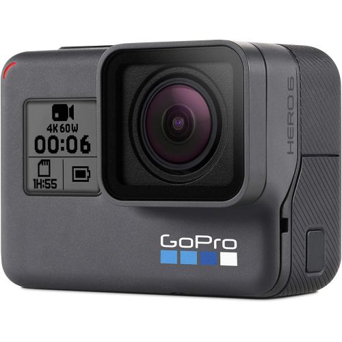 고프로 GoPro HERO6 Black  Waterproof Digital Action Camera for Travel with Touch Screen 4K HD Video 12MP Photos