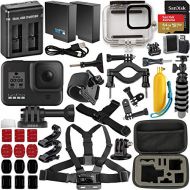 GoPro Hero8 Action Camera (Black) with Extreme Bundle: Includes Underwater Housing for GoPro Hero8, Seller Replacement Battery, Floating Hand Grip for GoPro, and Much More