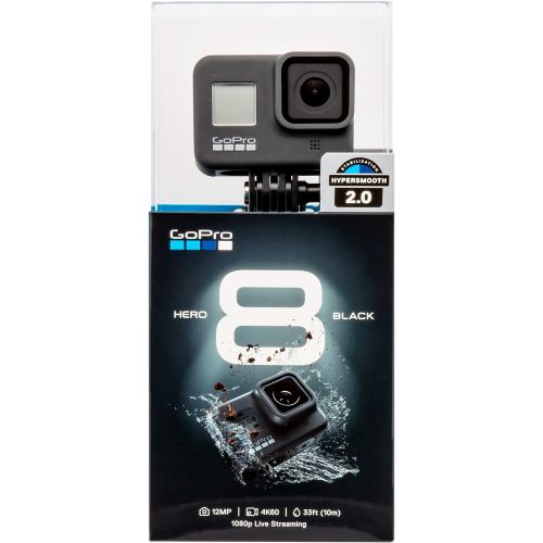 고프로 GoPro Hero 8 Black Action Camera + GoPro Dual Battery Charger + Battery (HERO8 Black) + Gopro Shorty Tripod + Sandisk 32GB U3 Memory Card + Ritz Gear 5 Piece Cleaning Kit