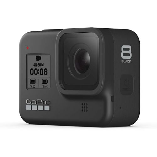 고프로 GoPro HERO8 Black - Waterproof Action Camera with Touch Screen 4K Ultra HD Video 12MP Photos 1080p Live Streaming Stabilization