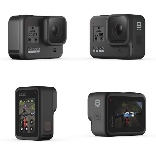 고프로 GoPro HERO8 Black - Waterproof Action Camera with Touch Screen 4K Ultra HD Video 12MP Photos 1080p Live Streaming Stabilization