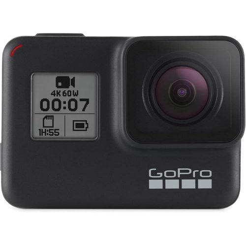 고프로 GoPro HERO7 Hero 7 Waterproof Digital Action Camera with 16GB microSD Card Base Bundle (Black)