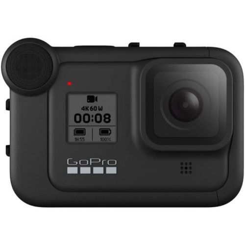 고프로 GoPro Media Mod, (HERO8 Black) - Official GoPro Accessory (AJFMD-001) + Sandisk Extreme 32GB MicroSDHC Card and Memory Card Reader,