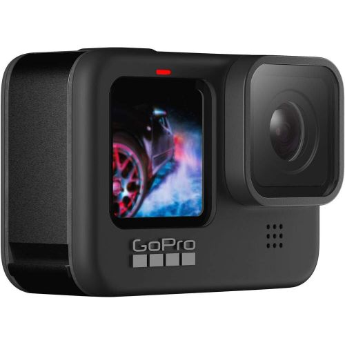 고프로 GoPro HERO9 Black, Waterproof Sport and Action Camera, 5K/4K Video, Bundle with 2 Extra Battery, 64GB microSD Card, Card Reader