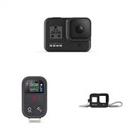GoPro Hero8 Action Camera with Remote and Sleeve + Lanyard Bundle