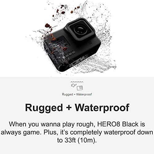 고프로 GoPro HERO8 Black E-Commerce Packaging - Waterproof Digital Action Camera with Touch Screen 4K HD Video 12MP Photos Live Streaming Stabilization