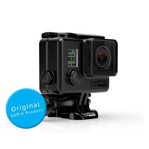 고프로 GoPro Original AHBSH-001 FPV 131 / 40m Waterproof Protective Low-profile Matte Blackout Housing with Backdoors, Quick Release Buckle, Thumb Screw and LCD Concealment Stickers for H