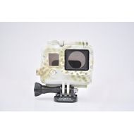 Winter Camouflage Camo Waterproof Housing for GoPro Hero 3 3+ 4 White Silver Black by StuntCams