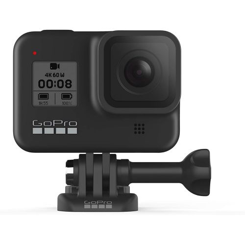 고프로 GoPro HERO8 Black - Waterproof Action Camera with Touch Screen 4K Ultra HD Video 12MP Photos 1080p Live Streaming Stabilization (International Model)