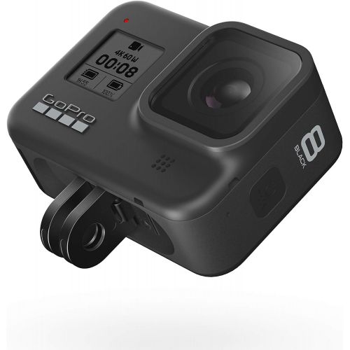 고프로 GoPro HERO8 Black - Waterproof Action Camera with Touch Screen 4K Ultra HD Video 12MP Photos 1080p Live Streaming Stabilization (International Model)