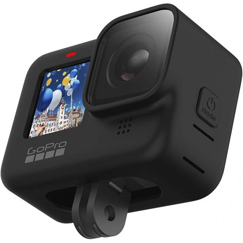 고프로 Sleeve + Lanyard, Black (HERO10 Black/HERO9 Black) - Official GoPro Accessory (ADSST-001)