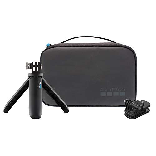 고프로 GoPro Travel Kit: Includes Magnetic Swivel Clip, Shorty, and Compact Case - Official GoPro Product, AKTTR-002