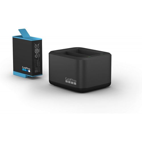 고프로 Dual Battery Charger + Battery (HERO10 Black/HERO9 Black) - Official GoPro Accessory (ADDBD-001)