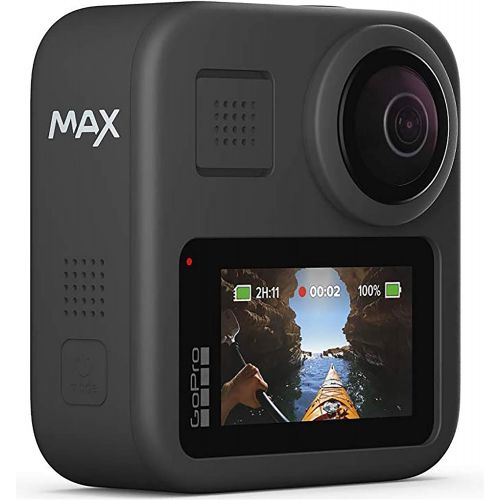 고프로 GoPro MAX - Waterproof 360 + Traditional Camera + PNY Elite-X 64GB U3 microSDHC Card (Bundle)