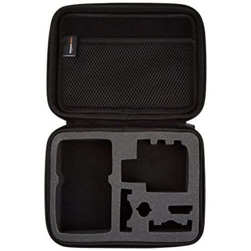 고프로 [아마존베스트]GoPro Tempered Glass Lens and Screen Protector for HERO8 Black (Official GoPro Accessory) & AmazonBasics Carry Case for GoPro Action Cameras - Small