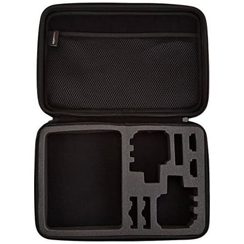 고프로 [아마존베스트]GoPro Case + Lanyard for HERO8 Black - Blackout (Official GoPro Accessory) Black & Amazon Basics Carry Case for GoPro Action Cameras - Large