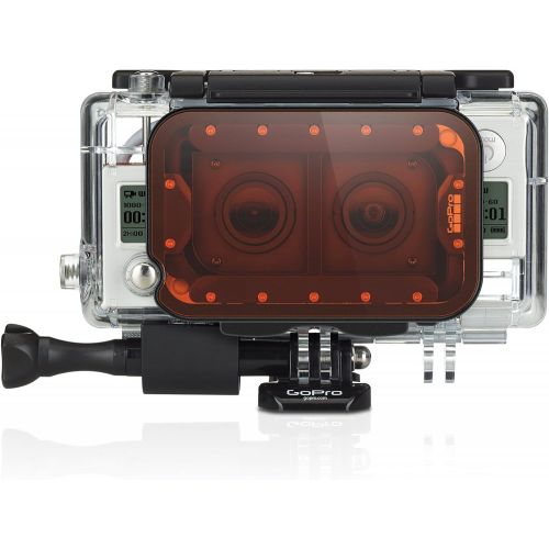 고프로 GoPro Camera ADV3D-301 HERO3+ Dive Filter for Dual HERO System (RED)