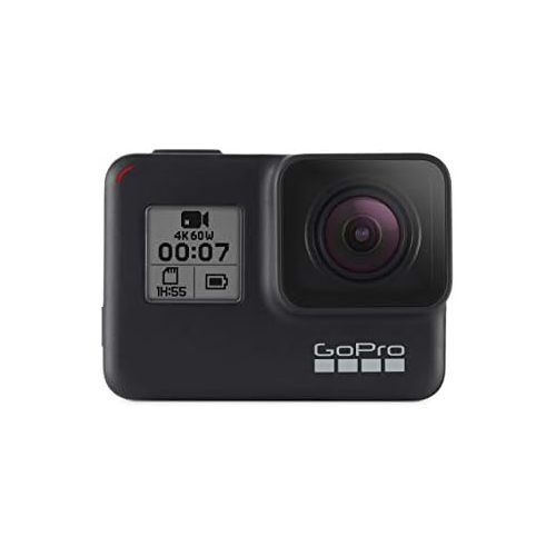 고프로 GoPro HERO7 Black  Waterproof Digital Action Camera with Touch Screen 4K HD Video 12MP Photos Live Streaming Stabilization