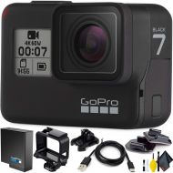GoPro HERO7 Black + Cleaning Kit + 256 Memory Card (2x128)