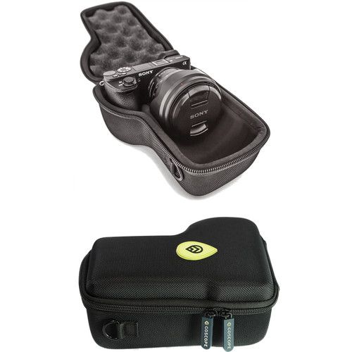 GoScope Alpha Hardshell Go Case for Sony Alpha 6000, 6300, 6500 with 18-105mm Lens (Black)
