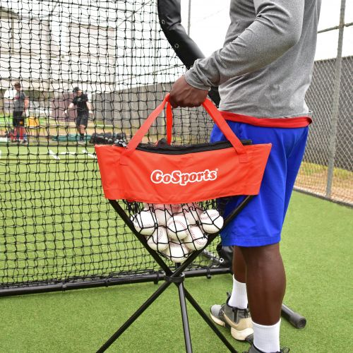  GoSports Baseball & Softball Ball Caddy with Carrying Bag