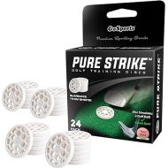 GoSports Golf Pure Strike Golf Training Discs 24 Pack - Eliminate Thin Shots!