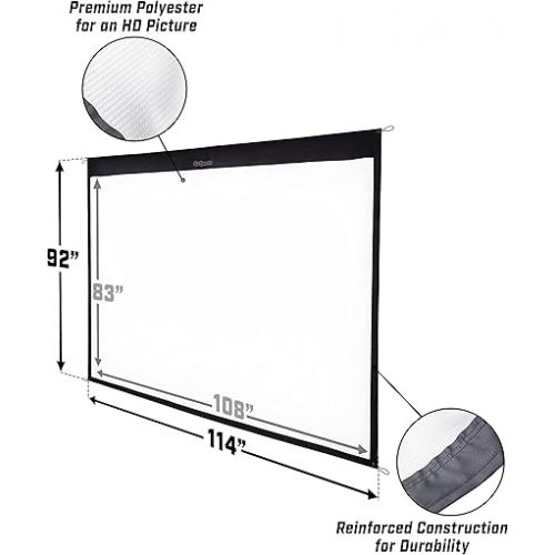  GoSports Golf Simulator Impact Screen - Choose 7 ft x 7 ft or 10 ft x 7 ft