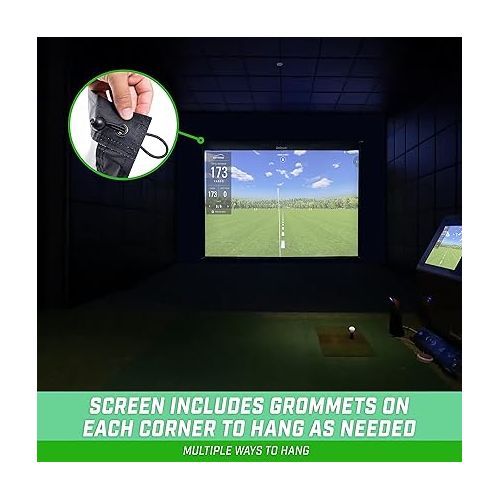  GoSports Golf Simulator Impact Screen - Choose 7 ft x 7 ft or 10 ft x 7 ft